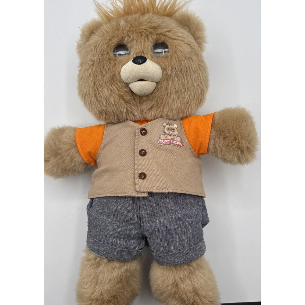 Teddy Ruxpin 2017 Animated Storytelling Bear Bluetooth LCD Eyes - Tested Working